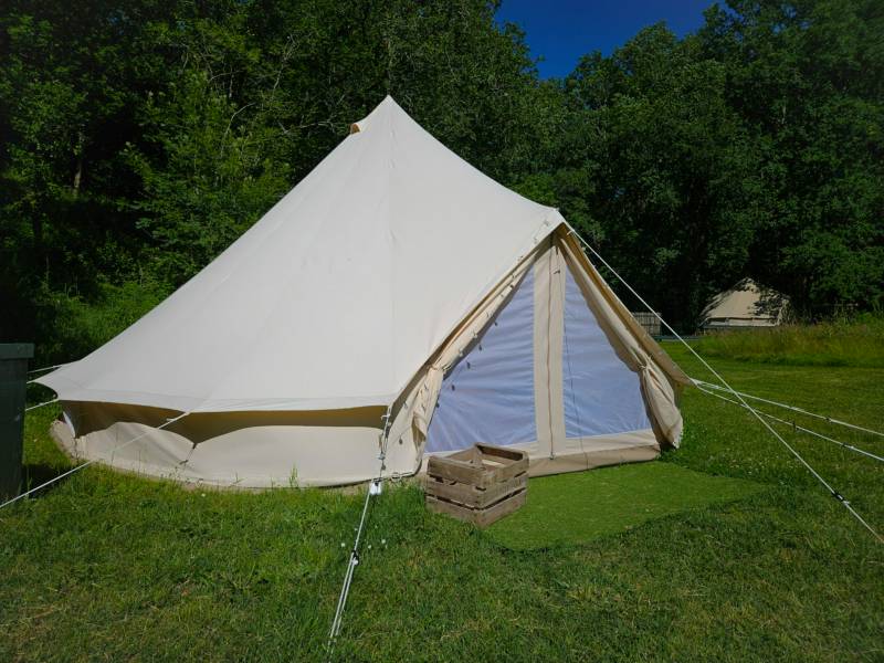 Luna Bell Tent 6m double bed grassland
