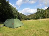 Super Secluded tent pitches