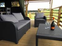 Safari tent close to some of Wales' best beaches