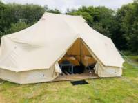 The Lily Pad -Emperor Bell Tent next to lake