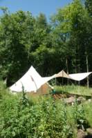 Very private Bell Tent hidden away in one of the Sussex High Weald's loveliest rural retreats.