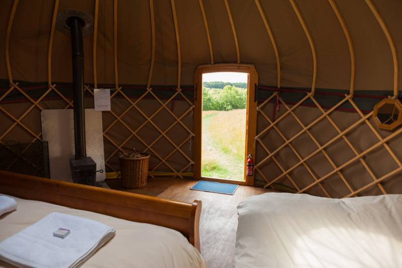 Ash Yurt - 16ft, with outdoor kitchen