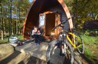 "Beanpod" family camping pod