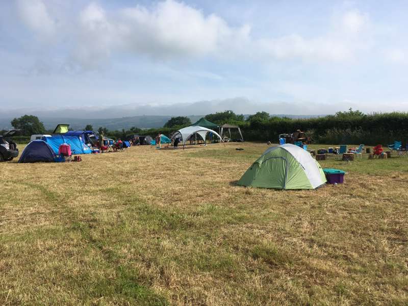 Campsite 2 - Open meadow grass pitch