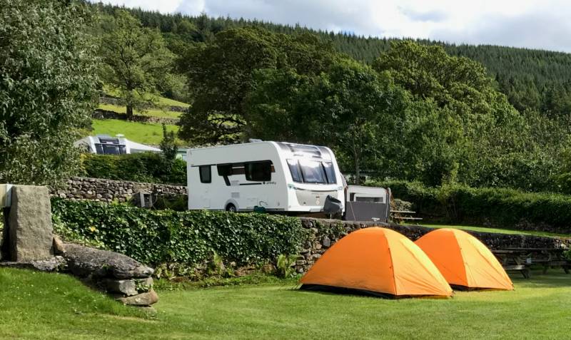 Tents up to 6m x 6m Non Electric Grass Pitch