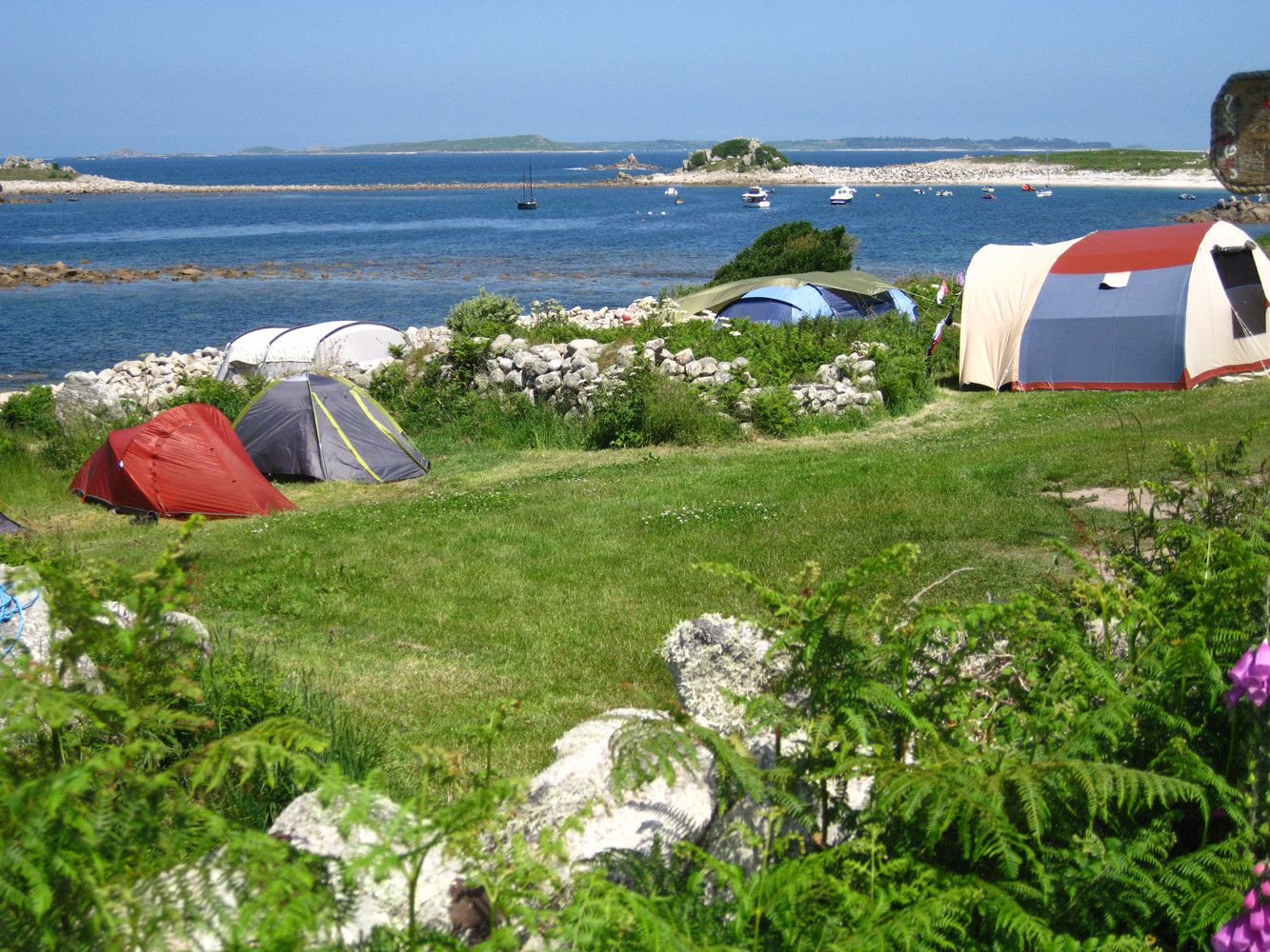Campsites in Isles of Scilly holidays at Cool Places