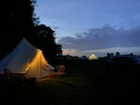 Bell Tent and Beryl Bathroom