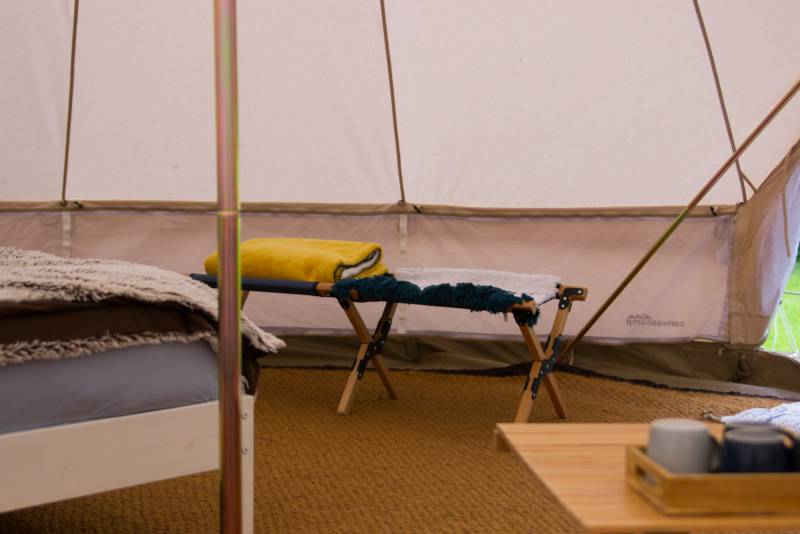 Luna Bell Tent 6m double bed grassland