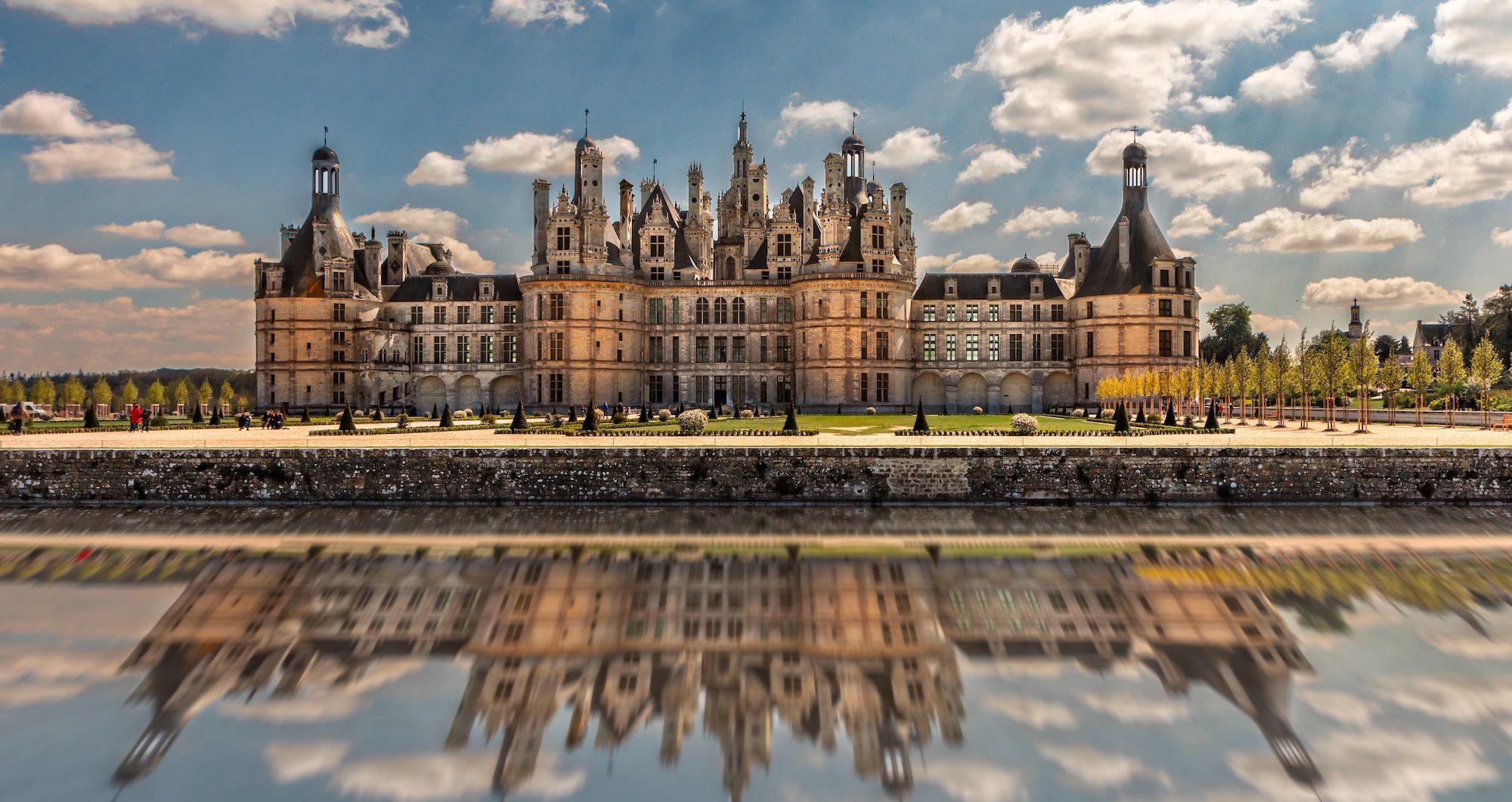 Chateau De Chambord The Most Popular Castle In The Loire Valley. 
