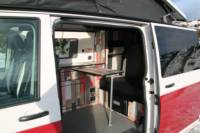 T5 Campervan in red