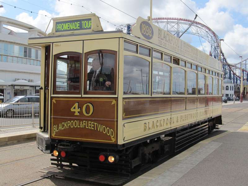 Riding the Blackpool tram