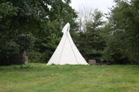 Secluded tipi in the Wye Valley