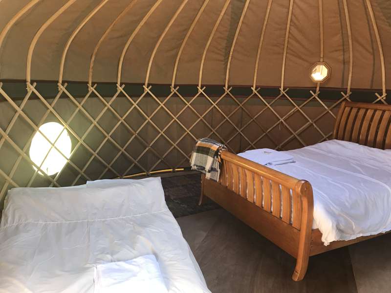 Ash Yurt - 16ft, with outdoor kitchen