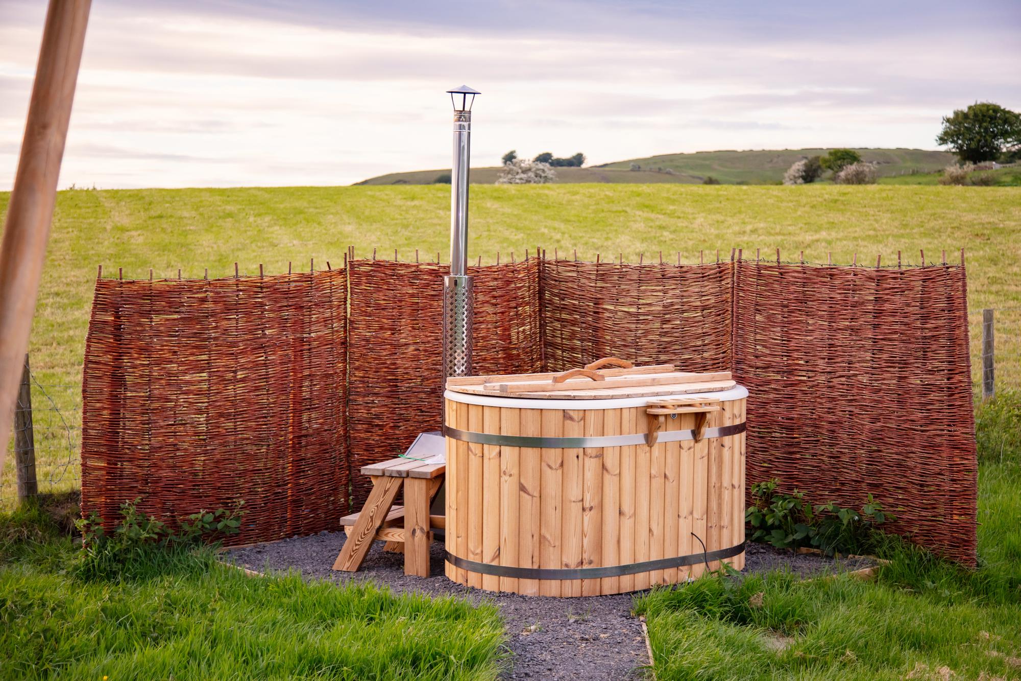 Glamping with hot tubs - best UK glamping sites with hot tubs - Cool Places to Stay in the UK