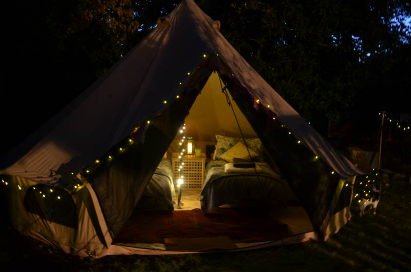Orchard Yurt + Bella the Bell Tent