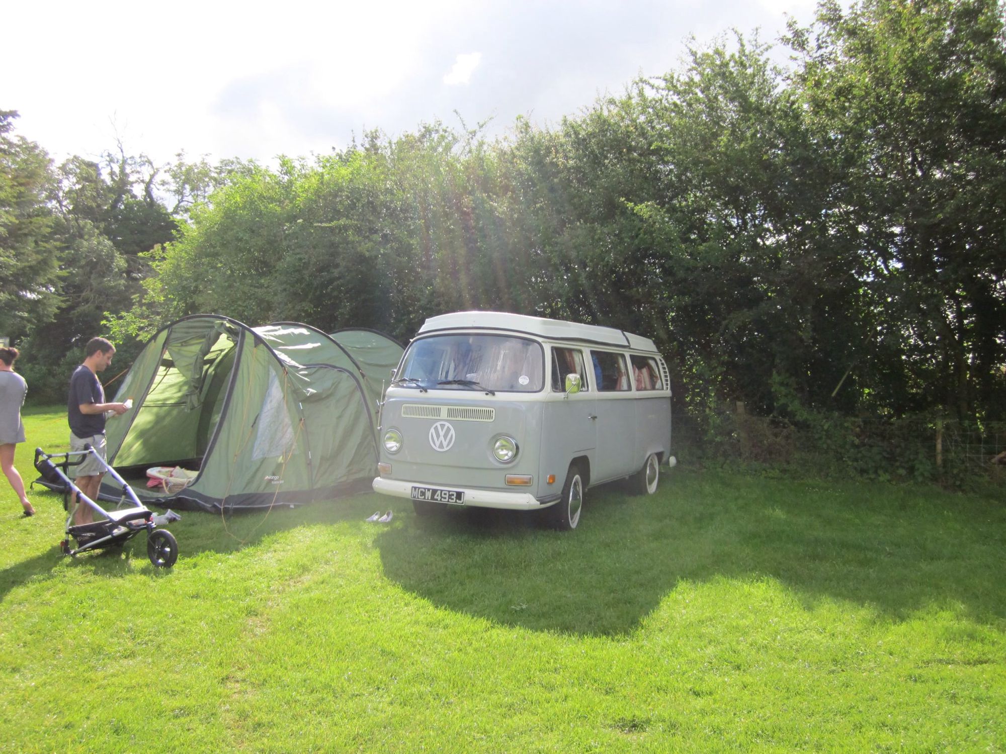 Grass Pitch (Caravan/Motorhome) 69 at Cotswolds Camping Cool Camping