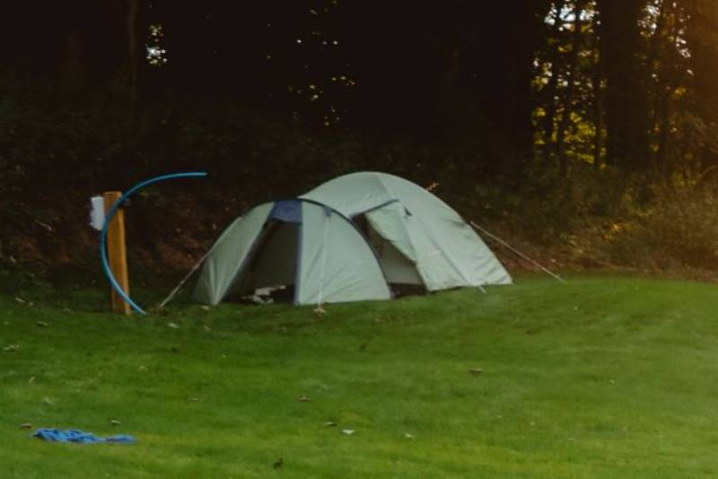 The Dell - small tent grass pitch