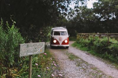 Camper at Pleasant Streams