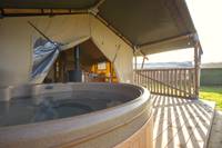 Safari tent within walking distance of two Llŷn Peninsula beaches