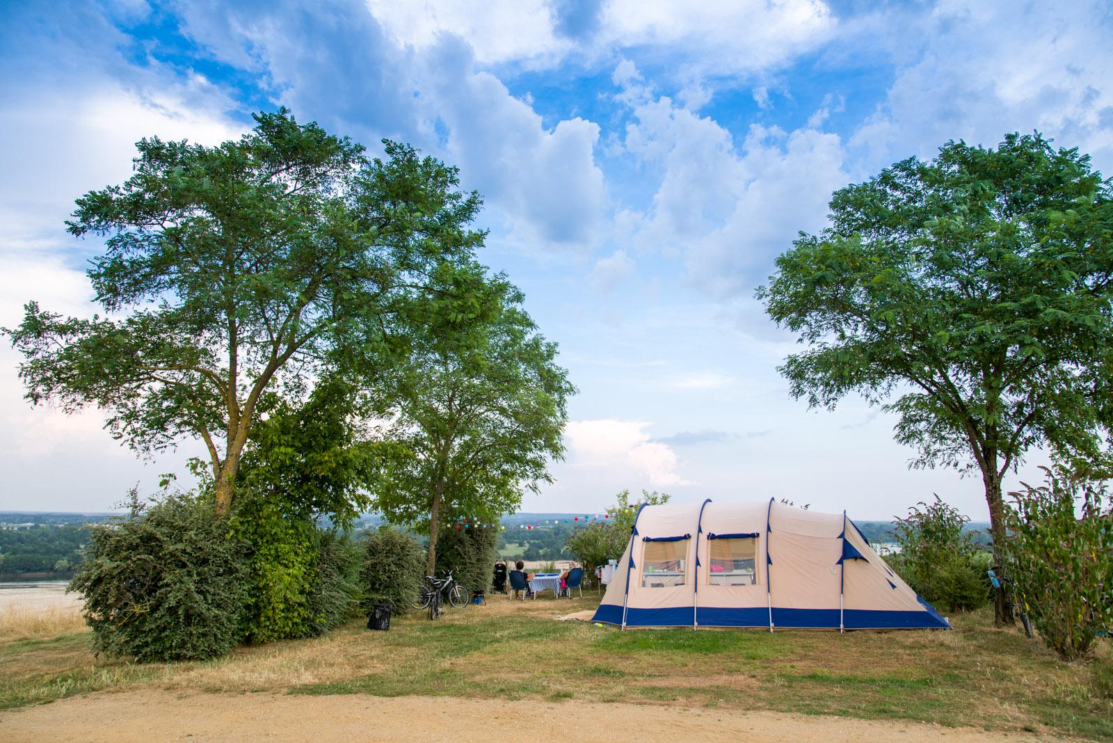 Camping pitch with electricity 4 at Huttopia Saumur Cool Camping (7309)