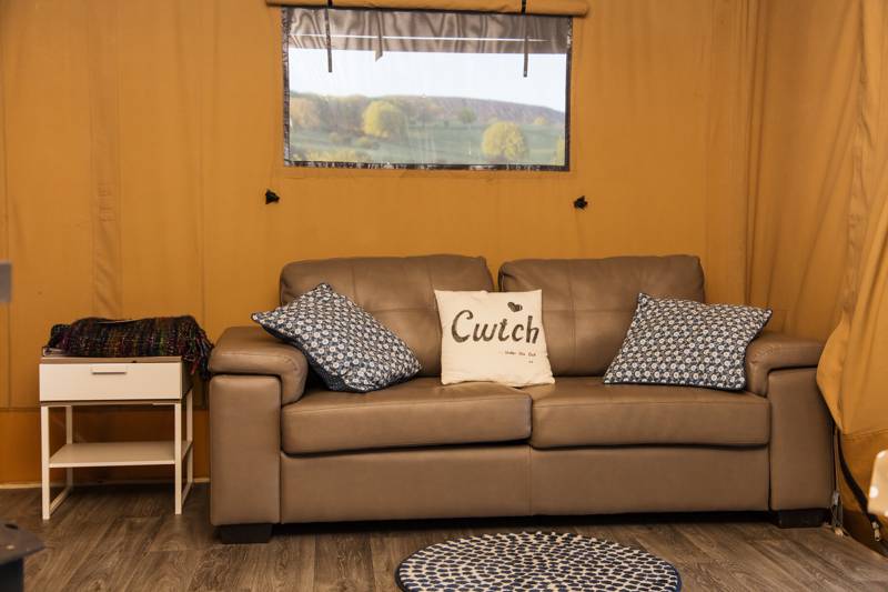 Family-friendly safari tent