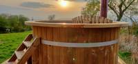 Safari tent with views over the beautiful Tywi valley