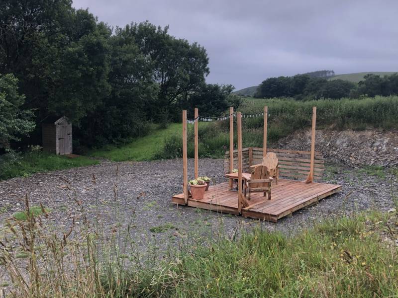 Premium campervan pitch