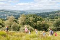 Shepherds hut set amid Wales' dramatic Black Mountains