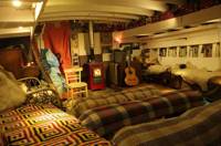 Glamping in a working boatyard