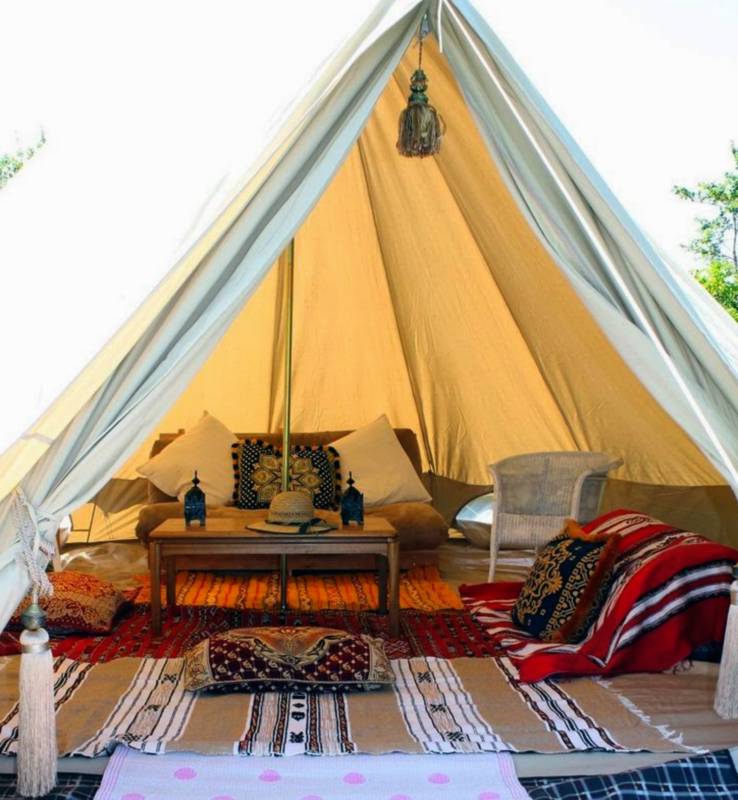 Furnished 5m Bell Tent