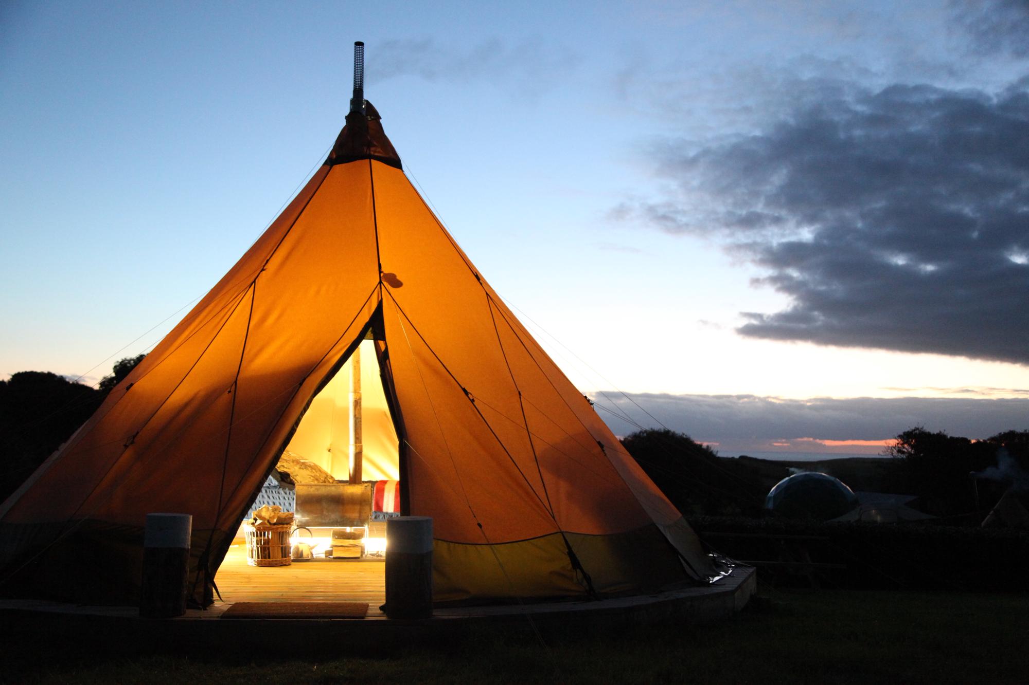 Winter Glamping in Devon – Glampsites Open All Year