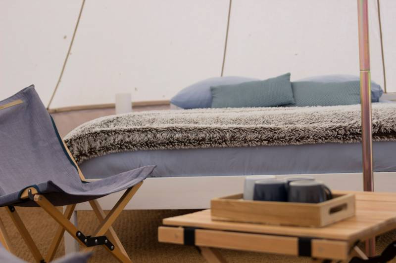 Luna Bell Tent 6m double bed grassland