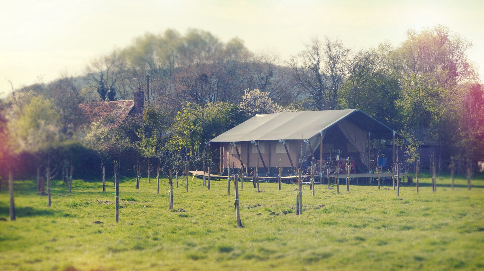 Glamping in the Malvern Hills Area of Outstanding Natural Beauty