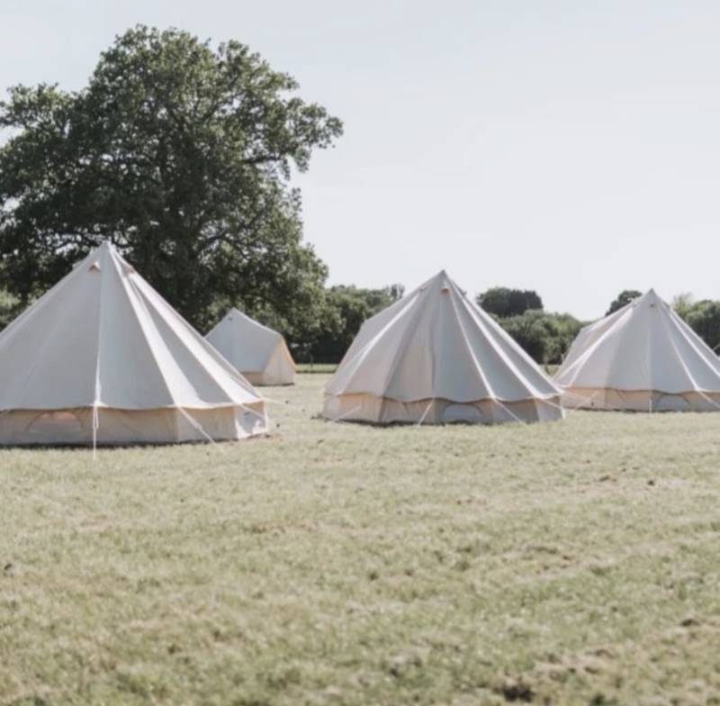 Group of 6 Bell Tents