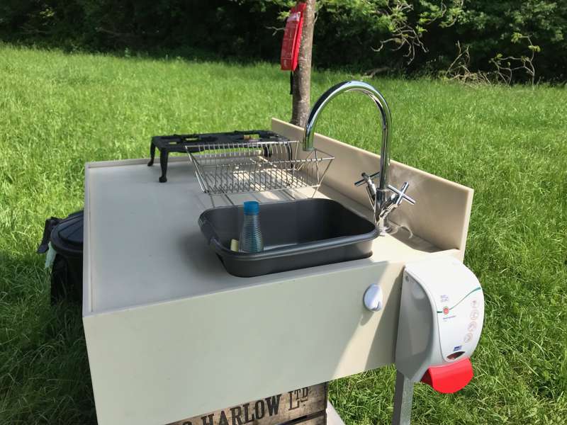 Oak Yurt - 18ft with outdoor kitchen