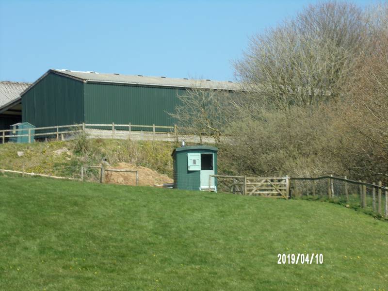 Shepherds Hut with hot tub