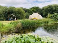 The Lily Pad -Emperor Bell Tent next to lake