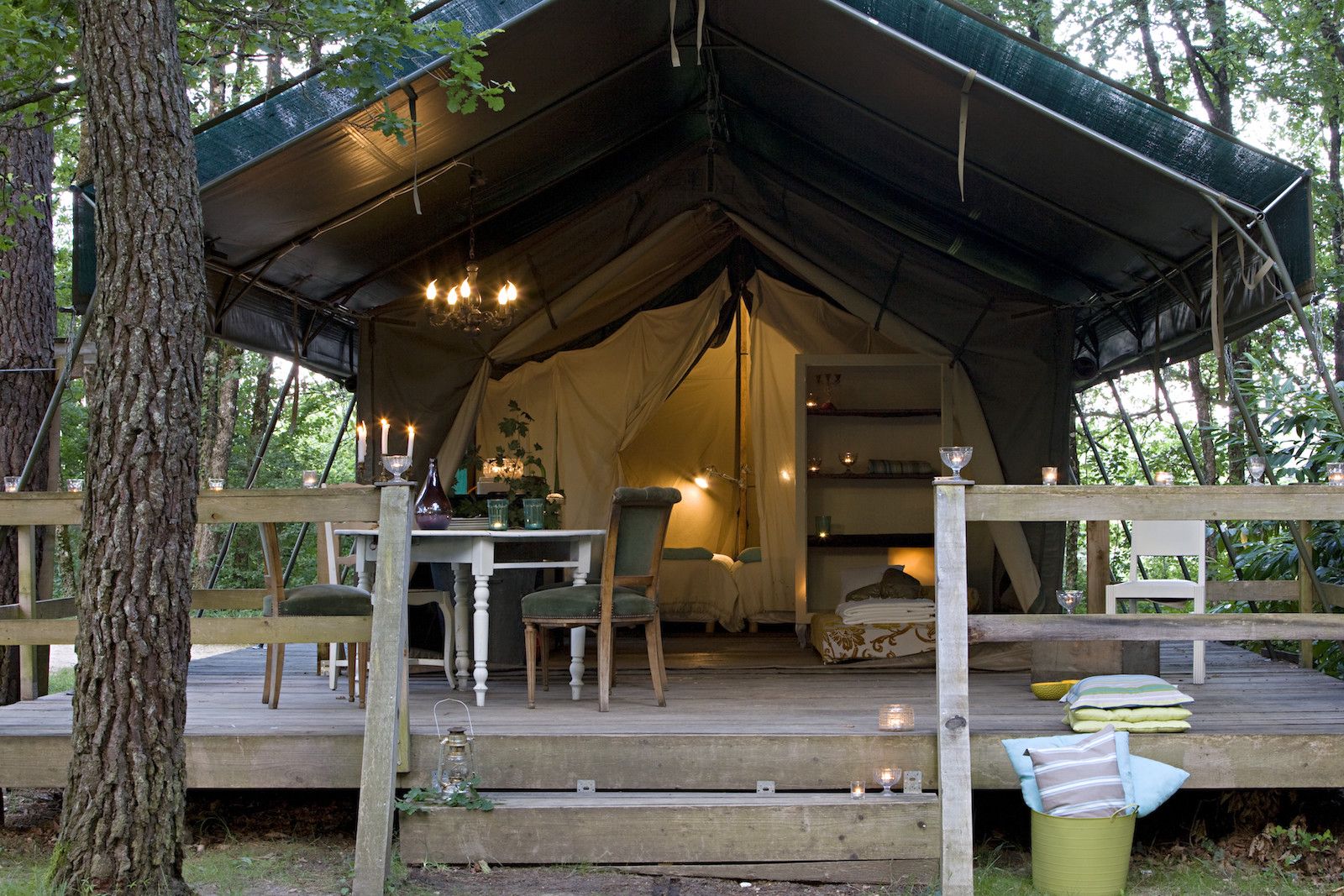 Campsites in Aquitaine holidays at Glampingly