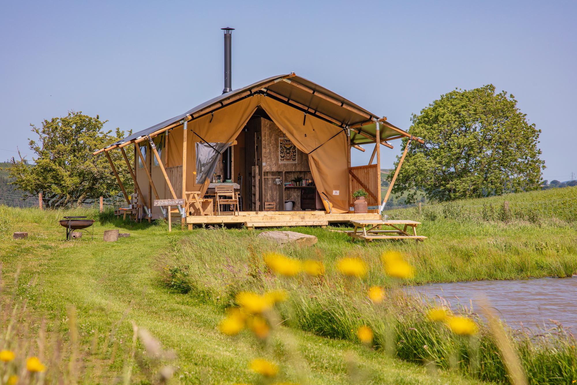 Glamping in Caerphilly holidays at Glampingly