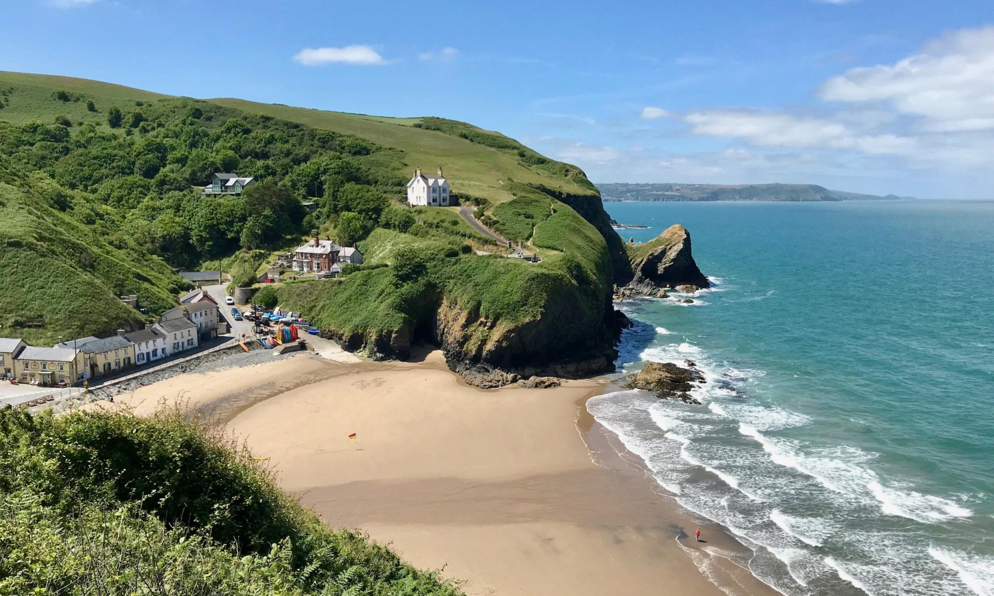 Llangrannog Camping Campsites in Llangrannog, West Wales