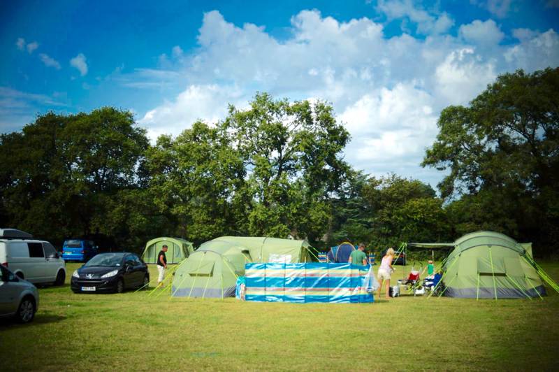 Chapelfield Camping at Godshill  Woodgreen Road, Godshill, Fordingbridge, Hampshire SP6 2LP