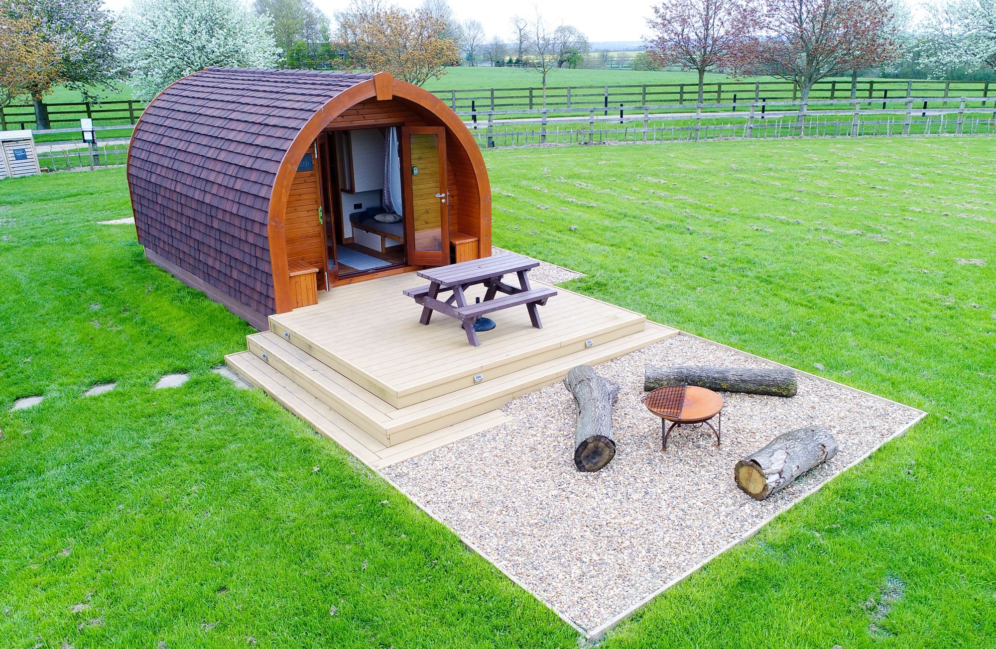 Fern Pod at Wingbury Farm Glamping Cool Camping