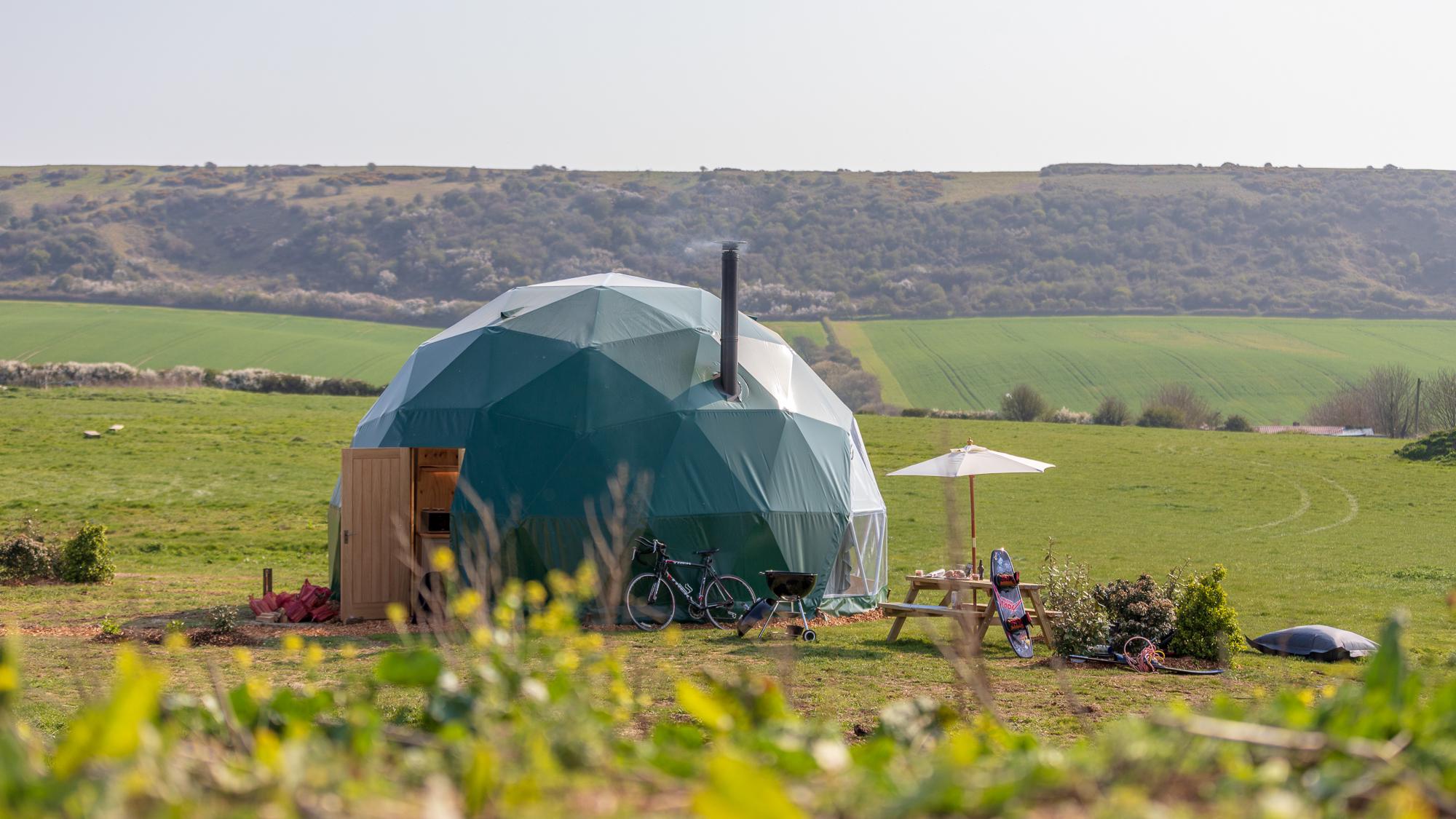 Glamping in Isle Of Wight holidays at Cool Places