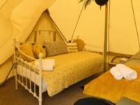 The Lily Pad -Emperor Bell Tent next to lake