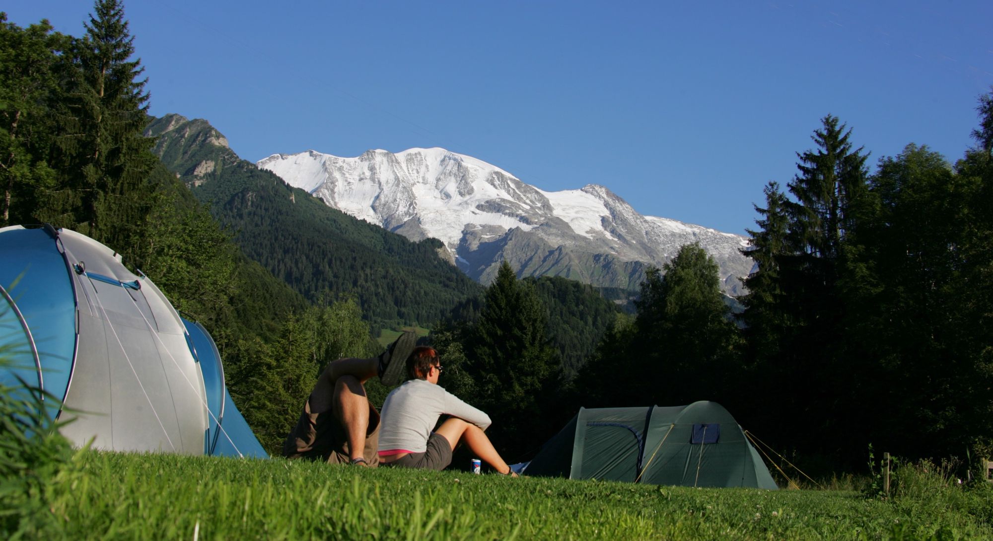 Campsites in the French Alps