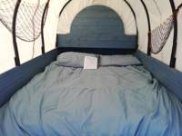 Quirky wagon glamping on a Cornish family farm