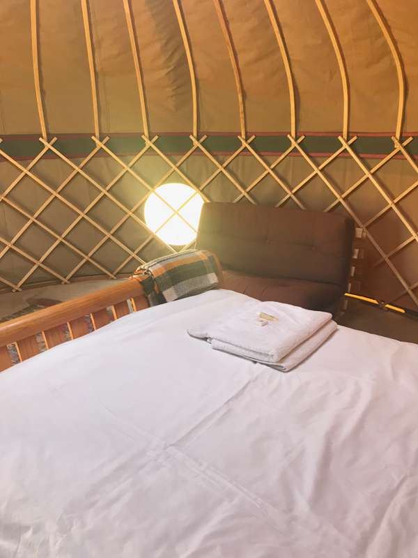 Ash Yurt - 16ft, with outdoor kitchen