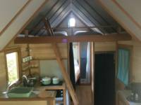 Wood cabin by the sea