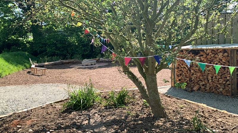 Single Tent Grass Pitch.