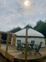 Luxurious yurt in the the Dorset hills